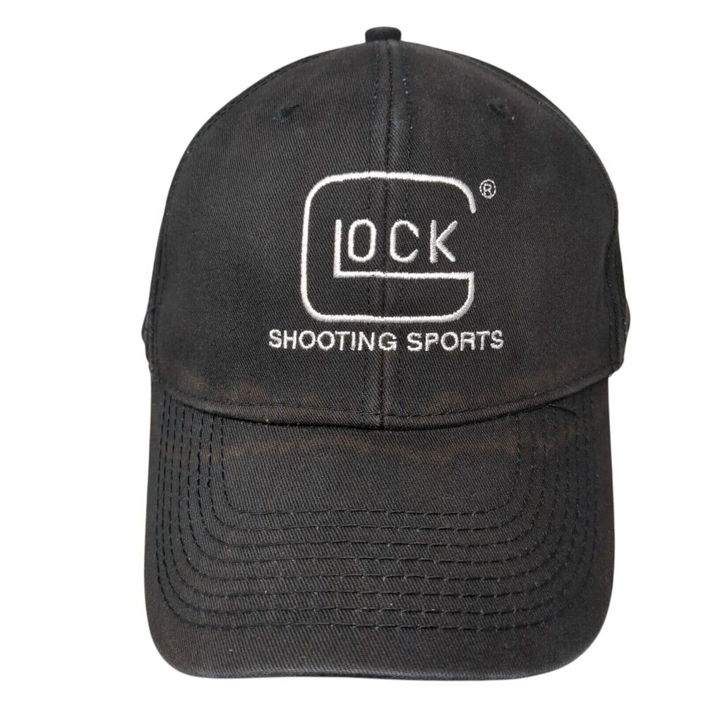 Glock Shooting Sports Strapback Hat Black One Size Adjustable 6 Panel